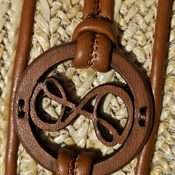 EUC Sam And Libby Wicker/straw Slides - Picture 2 of 11